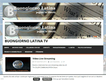 Tablet Screenshot of buongiornolatina.it
